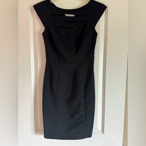 French Connection Sexy Black Sheath Mini Dress